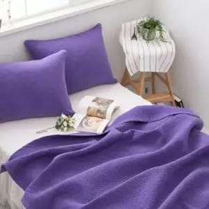 (여름이불 기획전) 퓨어 바이올릿 순면워싱여름이불 매트리스커버 카페트