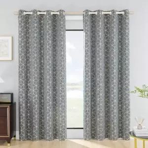 메이에르 아일릿 암막커튼 2장 세트 침실 안방 거실용 생활용품 가정용품 생필품