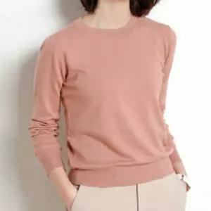 봄가을 여자 긴팔 티셔츠 라운드넥 슬림 이너 니트티 여자봄신상옷