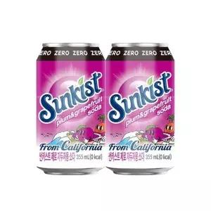 썬키스트 제로 자두자몽 소다 355ml 48캔_24009083