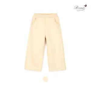 프릴포켓 통바지. 여아 기모 바지 P2545P296