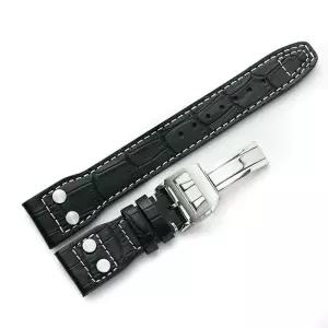 SDH1BK-22mm 와일드 가죽 손목시계 스트랩 끈 밴드 IWC 롤렉 스 까르 띠에