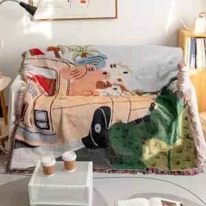 쇼파커버 블랭킷 실내용 극세사 보니타나인 댕댕이