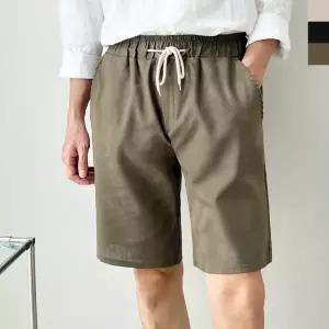 [리빌모아]남자 린넨 5부 슬랙스 반바지 DJ2-PTH-SDON3010