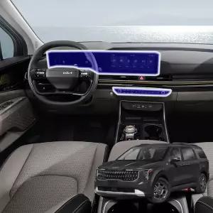 Brov 기아 카니발 KA4 F/L 차량용 내비게이션 논글레어 지문방지 보호필름 무광