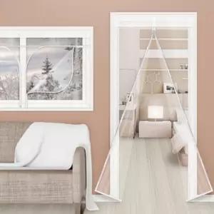 현관문 창문바람막이 현관 투명 커튼 문 방풍비닐 (WFKBJLE)