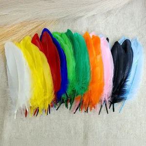 깃털 칼라 새깃털 장식 공예재료 -칼라혼합 (약100개) 드림캐쳐재료