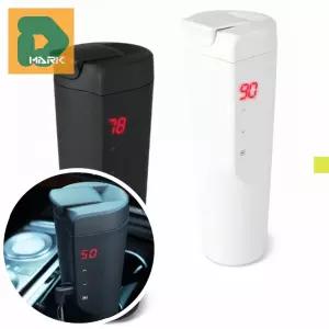 여행용 차량용커피포트 차량용전기포트 분유포트 온수기 가열텀블러 컵라면물 끓이는텀블러 시거잭연결