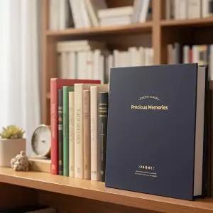 결혼식 웨딩 사진 보관 4공 바인더 점착 앨범 40매