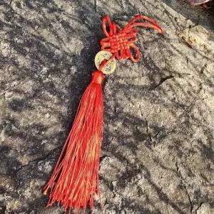 재물운 금전운 엽전 장식 전통 풍수 소품 (WFKAZZY)