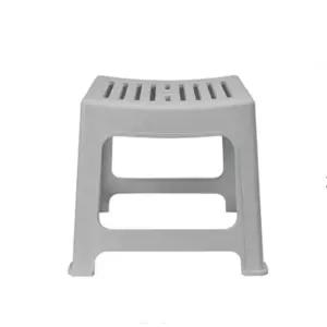 올데이 플라스틱 간이의자 중(그레이) 욕실 목욕 샤워 발받침대 디딤대