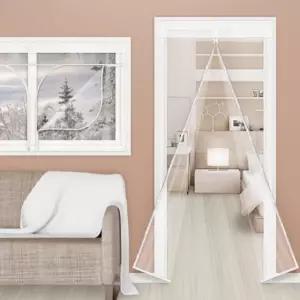 현관문 창문바람막이 현관 투명 커튼 문 방풍비닐 (WFKBJLE)