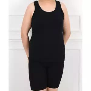 물물 빅사이즈 면스판 여성 런닝 여자 메리야스 이너 반팔 런닝나시 민소매