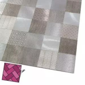 벽 거실 두께4mm 데코타일 메탈혼합 붙이는 주방 바닥 (WFKB9TW)