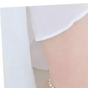 써지컬 여름발찌 스틸 글라스 진주 비드 체인 패션 발찌 기본발찌