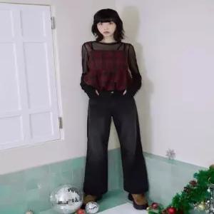 [LAP] 뒷밴딩 셔링 벌룬 뷔스티에 블라우스 AQ4WBA61