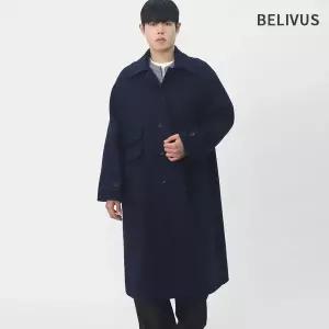 빌리버스 남성 간절기 발마칸 롱코트 BAZ001