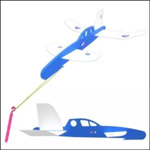 대형 슈팅글라이더 고급형/고무/동력기/조립/만들기/장난감/제작/키트/과학/교육용/재료/수업/교구/실험