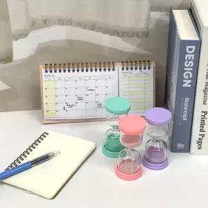 마카롱 탁상 타이머 15분 모래시계 10분모래시계 타이머 사우나모래시계