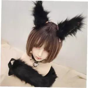 할로윈 여우귀 꼬리 세트 구미호 의상 파티용품 촬영소품 변장용품 목걸이 액세서리