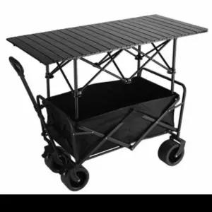 캠핑웨건 웨건 낚시 조절가능 테이블 120cm 접이식 왜건 캠핑 차박