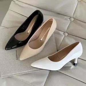 메리제인 토오픈 슬링백힐 웨지힐 펌프스 베이직