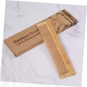 대나무 빗 천연 원목 헤어케어 휴대용 미용 정전기방지 모발관리 빗살