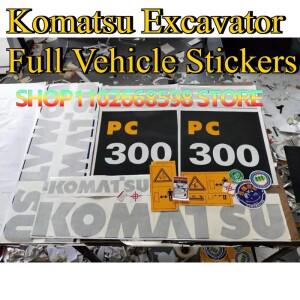 굴삭기 부품 Komatsu PC200 210 220/240-8MO 자동차 스티커 로고 카피북 파기