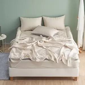 더크린 샤이니 풍기인견 홑이불 SS베이지 단품 (KYR-WB74742)