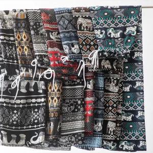 여름 태국코끼리 바지 쿨링 팬츠 바캉스 와이드 밴딩 보헤미안바지