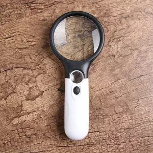 돋보기 핸디확대경 2구 LED 고광도 라이트 2구돋보기확대경 LED돋보기확대경