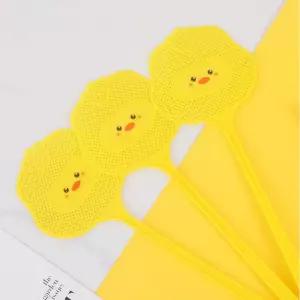 GF 러버덕 병아리 파리채 모기채 오리 파리채 파리채 전기파리채