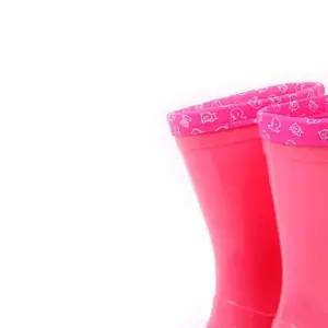 흔한남매 베이직 장화 핑크 캐릭터 여 레인부츠 캐릭터부츠