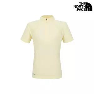 [하프클럽/노스페이스]노스페이스 여성 스테이 쿨 반팔 짚 티 FM1NT7KJ30A-LEN