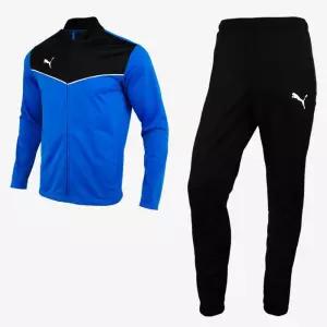 푸마 편안한 파랑집업+검정바지 기모트레이닝복 핏좋은 추리닝세트 헬스복 아빠선물 데일리룩 짐웨어