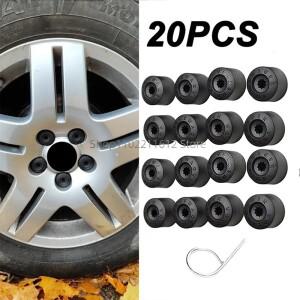 폭스바겐 호환 보라 제타 MK6 GTI 파사트 B7 CC  샤란 수란 투란용 자동차 휠 매트 카펫 러그 볼트 너트 커