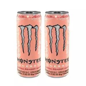 [셀러허브][코카콜라] 몬스터 에너지 울트라 피치킨 355ml 24캔 (S15765775)