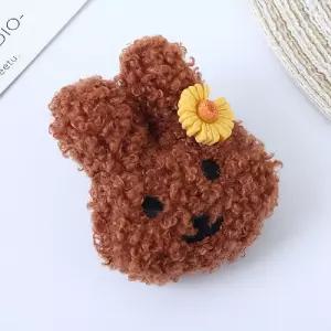 핀뱃지 옷핀 캐릭터브로치 가방뱃지 브라운 토끼인형 승무원뱃지