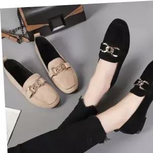 여자 스웨이드 플랫슈즈 단화 DS-BB189 스웨이드단화 스웨이드플랫