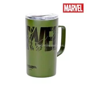 남자 학생 책상 뚜껑있는 물컵 마블 로버 이중스텐 핸들 머그컵 유아 유치원물통