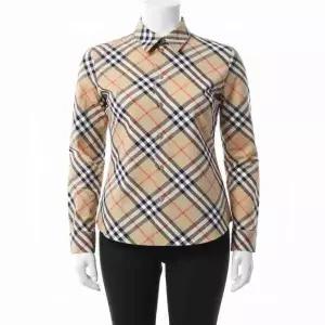 [버버리]Checked Cotton Shirt 8087629 체크 코튼 셔츠 818388