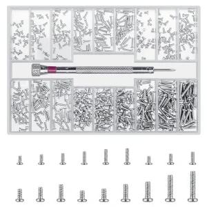 QOUSIKICC 500개 노트북 나사 M1.2/M1.4/M2 전자제품용 소형 마이크로 안경 시계 SSD용 미니 컴퓨터 교체