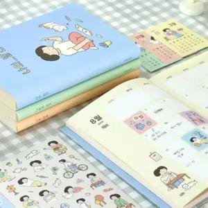 스토어-다유 2026 인디고 일상 다이어리 세트 스티커 6매 포함 캘린더스티커세트