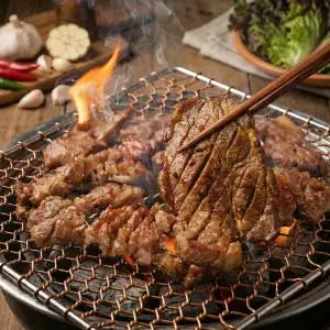 국내산마늘 간장양념 제주돼지칼집구이 400g