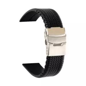 블랙 디버클 시계밴드 실리콘 우레탄 블랙시계줄 더블 실리콘밴드 디버클밴드