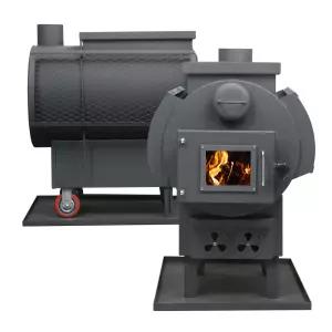 신일 SL-110C 장작나무 화목난로 공장 창고용 주물 로스톨 두꺼운 철판 장작 난로