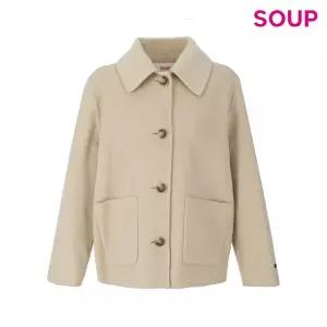 [롯데백화점]SOUP 핸드매이드 스탠카라 싱글자켓 (SBAJK87)