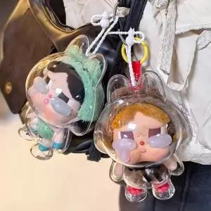 팝마트 크라이베이비 인형 키링 케이스 크라잉베이비 투명 보관케이스 커버