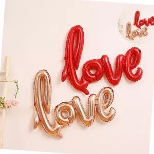 러브 사랑 이니셜 필기체 풍선 60x80cm M09934