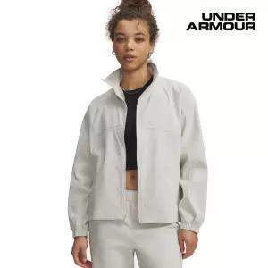 여성 UA 언스타퍼블 우븐 집업 트레이닝 자켓 6010350-110